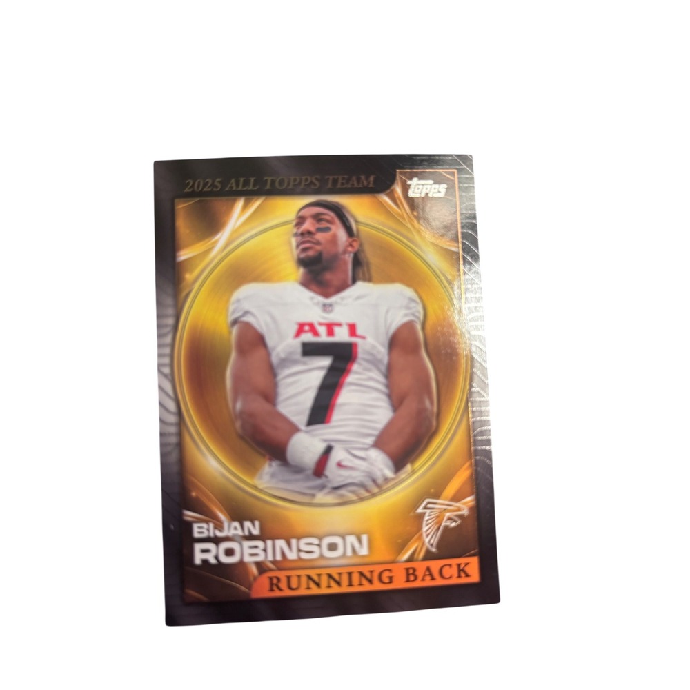 Topps Bijan Robinson Football Card Atlanta Falcons 25ATT-20 All Topps Team Card